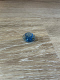 Clear Plastic Blue Tea Cup and Saucer (BLUE)
