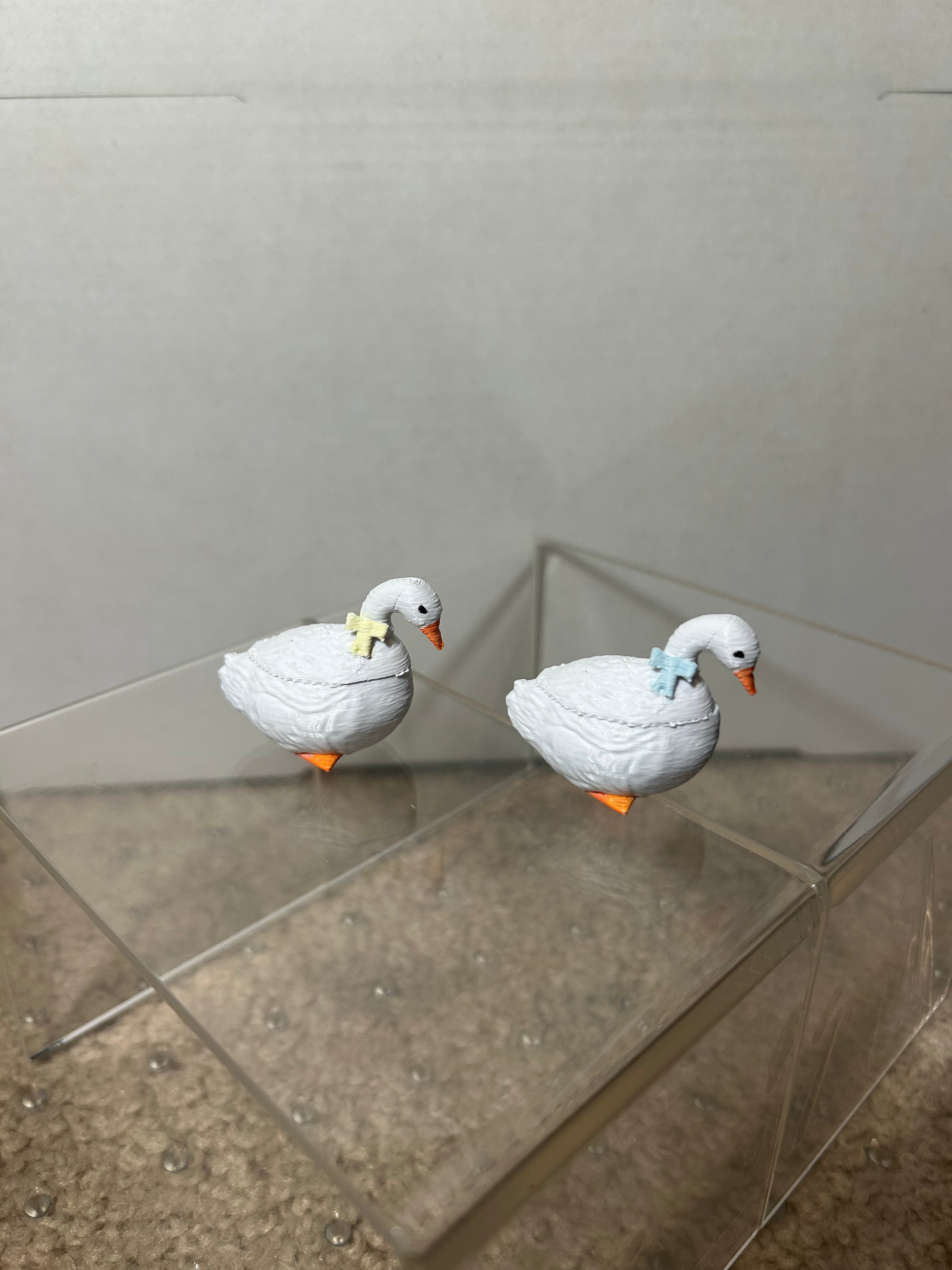 Miniature Goose Cookie Jar